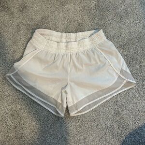 Athleta Mesh Racer Run Shorts